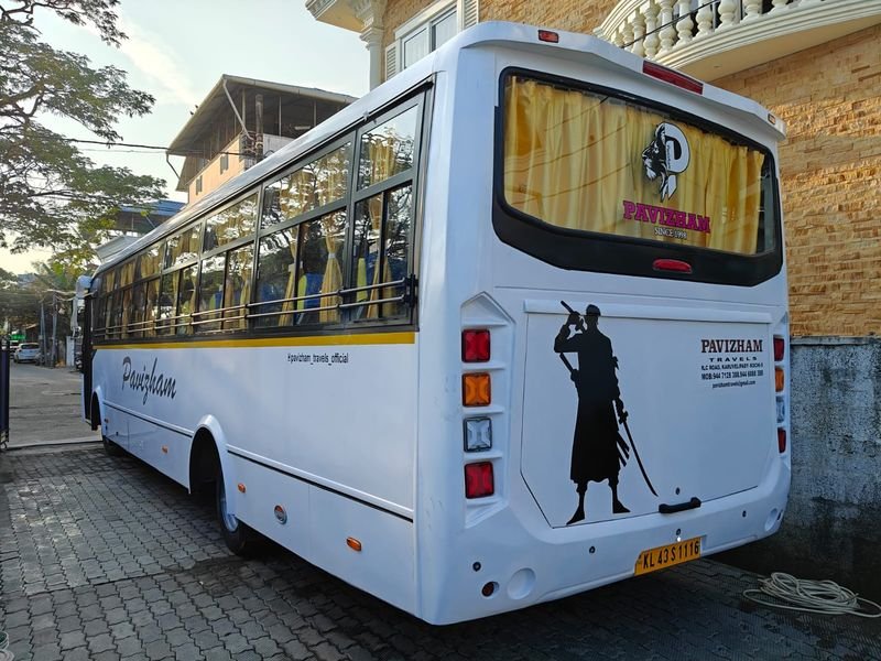 Pavizham bus back side 1