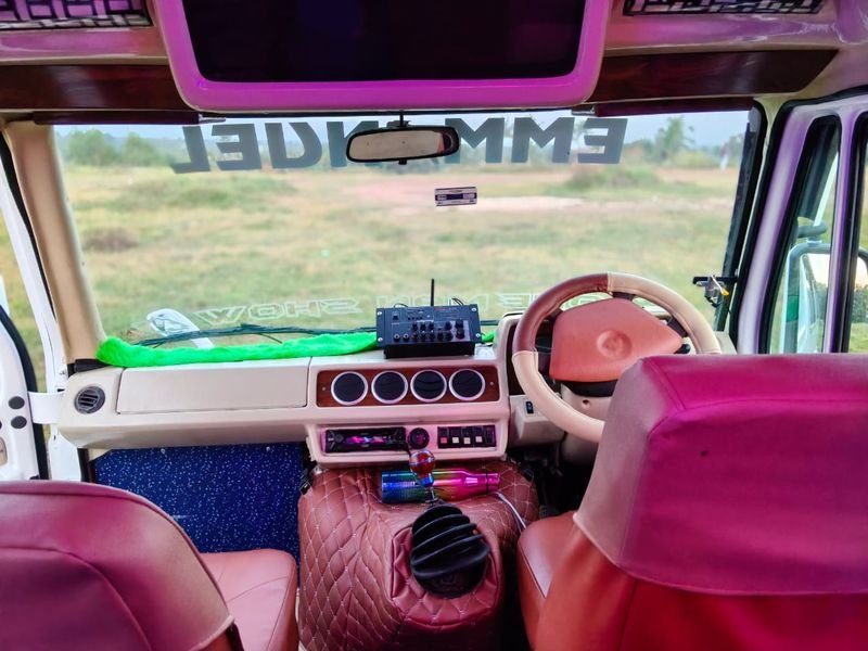 Tempo traveller inside